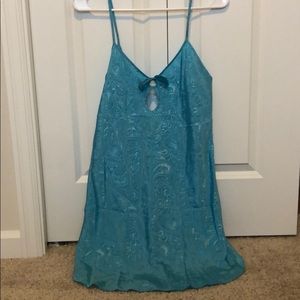 Blue night gown